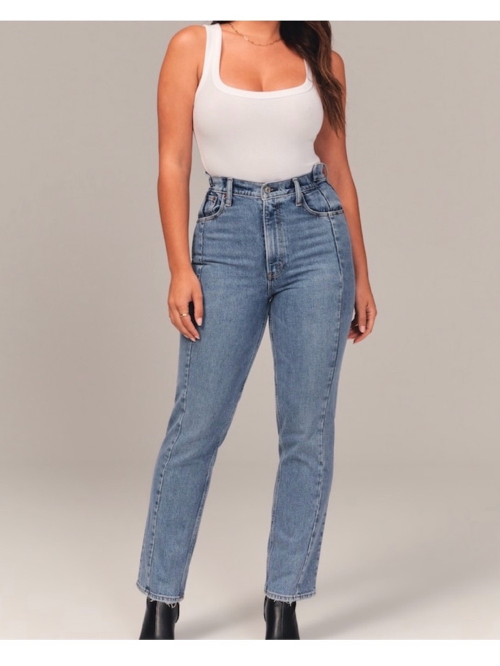 Abercrombie & Fitch 90s Ultra High Rise Straight Jeans 31/12